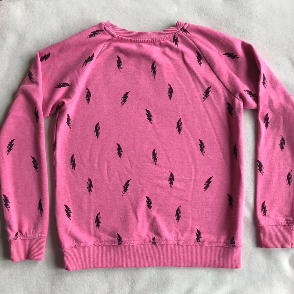 H&M Pink Lightening Bolt Sweatshirt - Picture 3 of 8